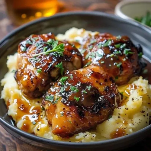 Delicious Chipotle Honey Chicken Thighs with a spicy glaze
