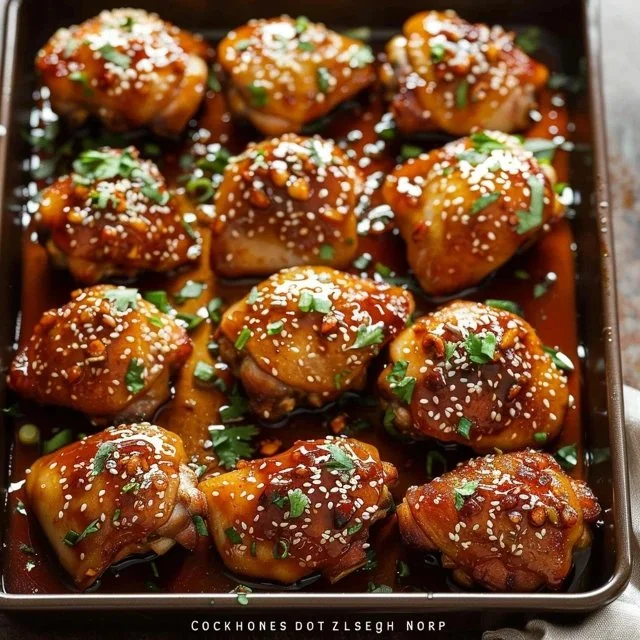Cozy Honey Garlic Chicken Thighs