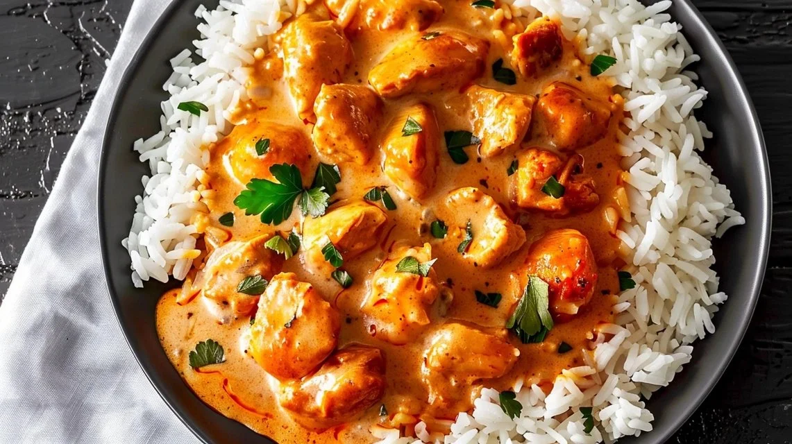Creamy Smothered Chicken and Rice