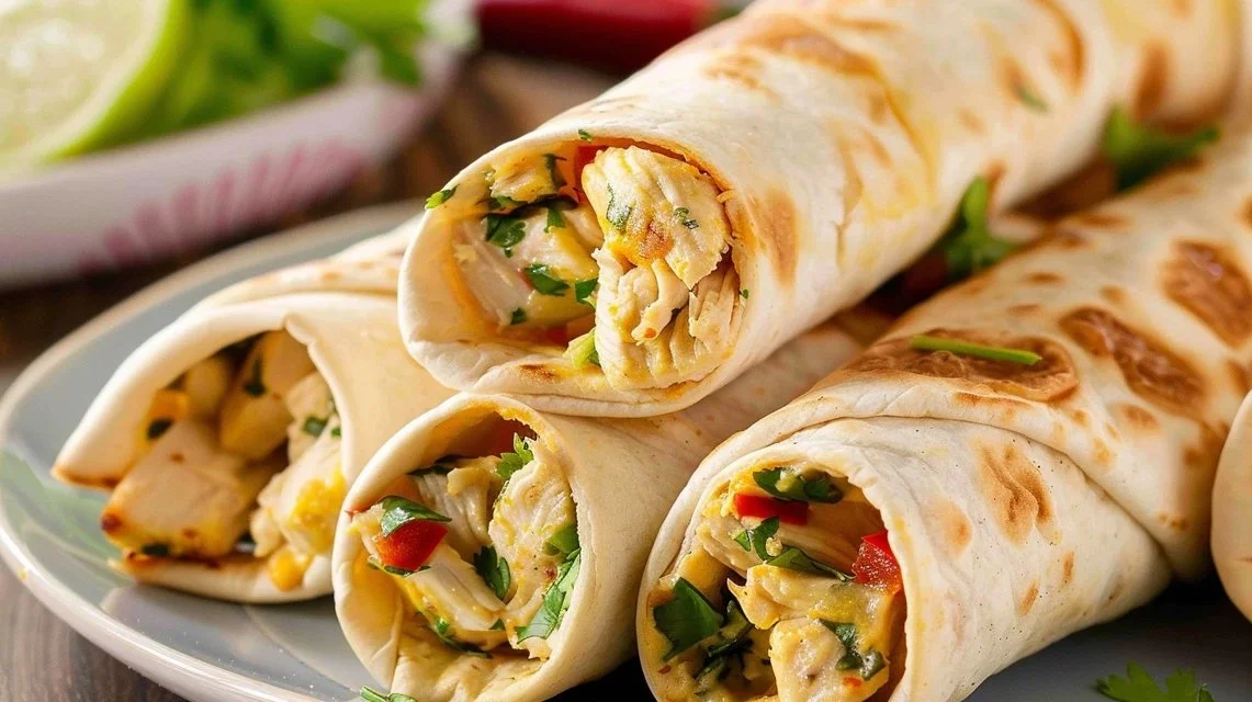 Baked Chicken Taquitos
