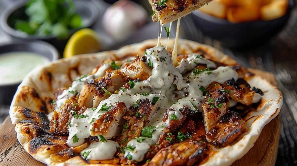 Chicken Shawarma with Garlic Sauce Recipe