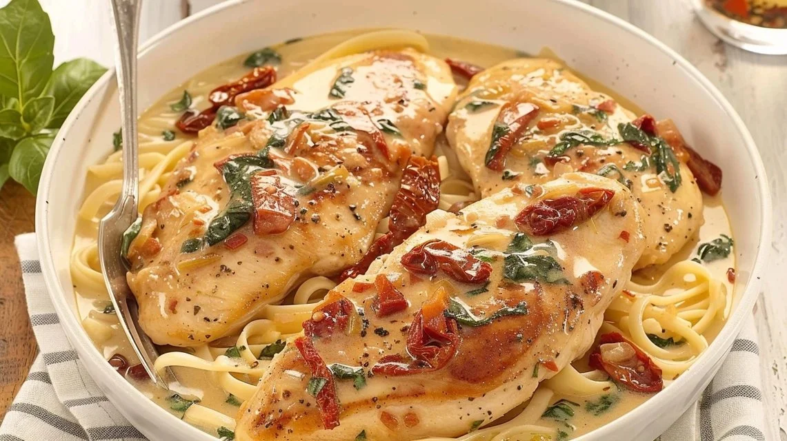 High Protein Crockpot Marry Me Chicken