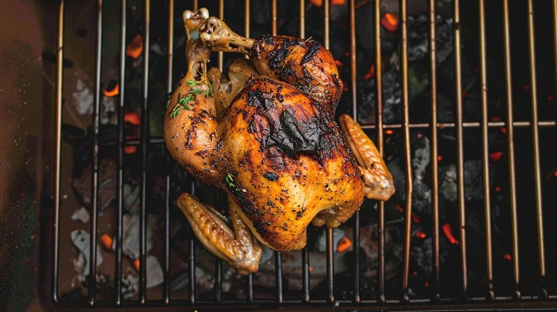 Smoked Beer Can Chicken (Traeger)