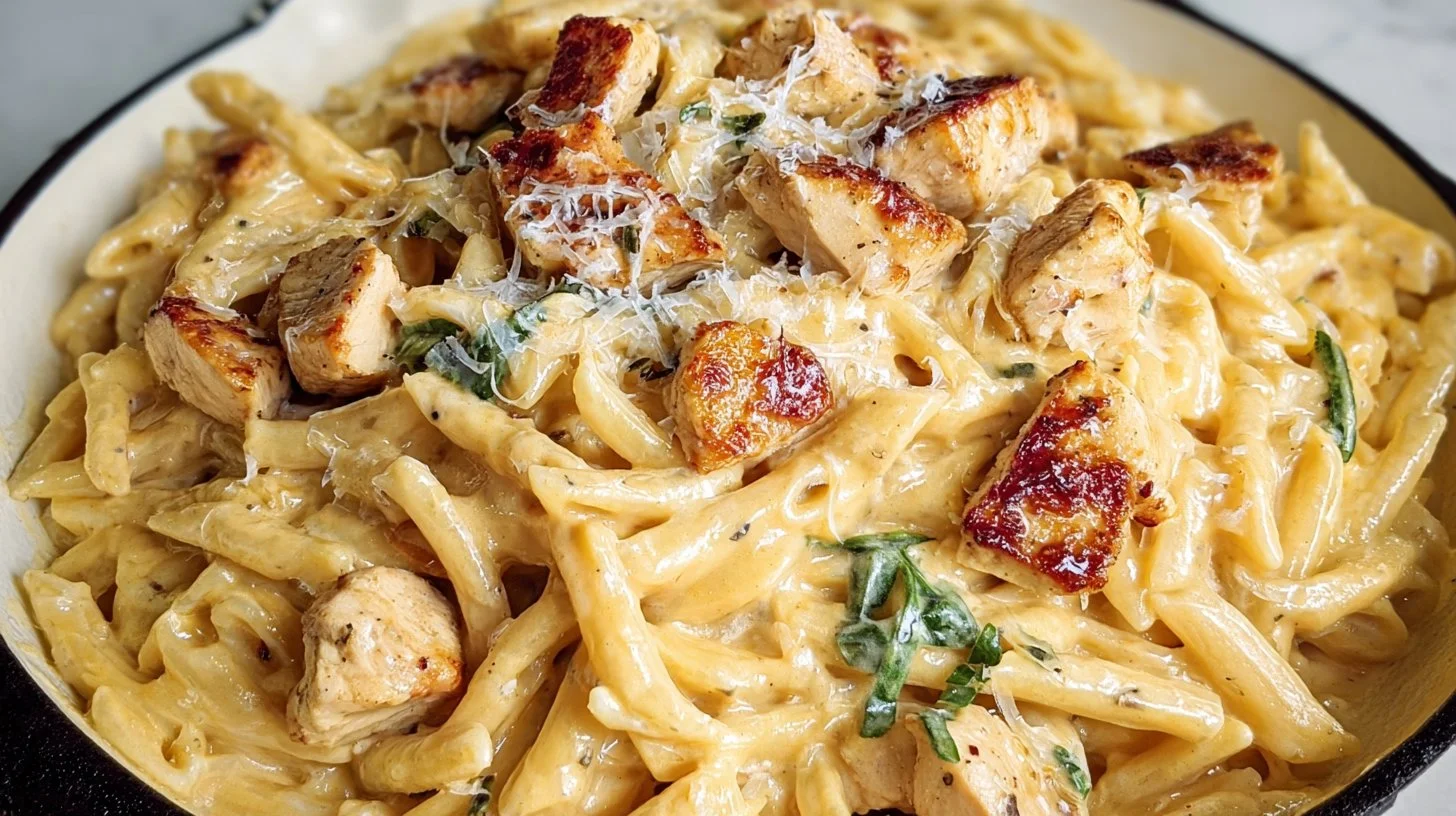 Best Creamy Chicken Alfredo Pasta
