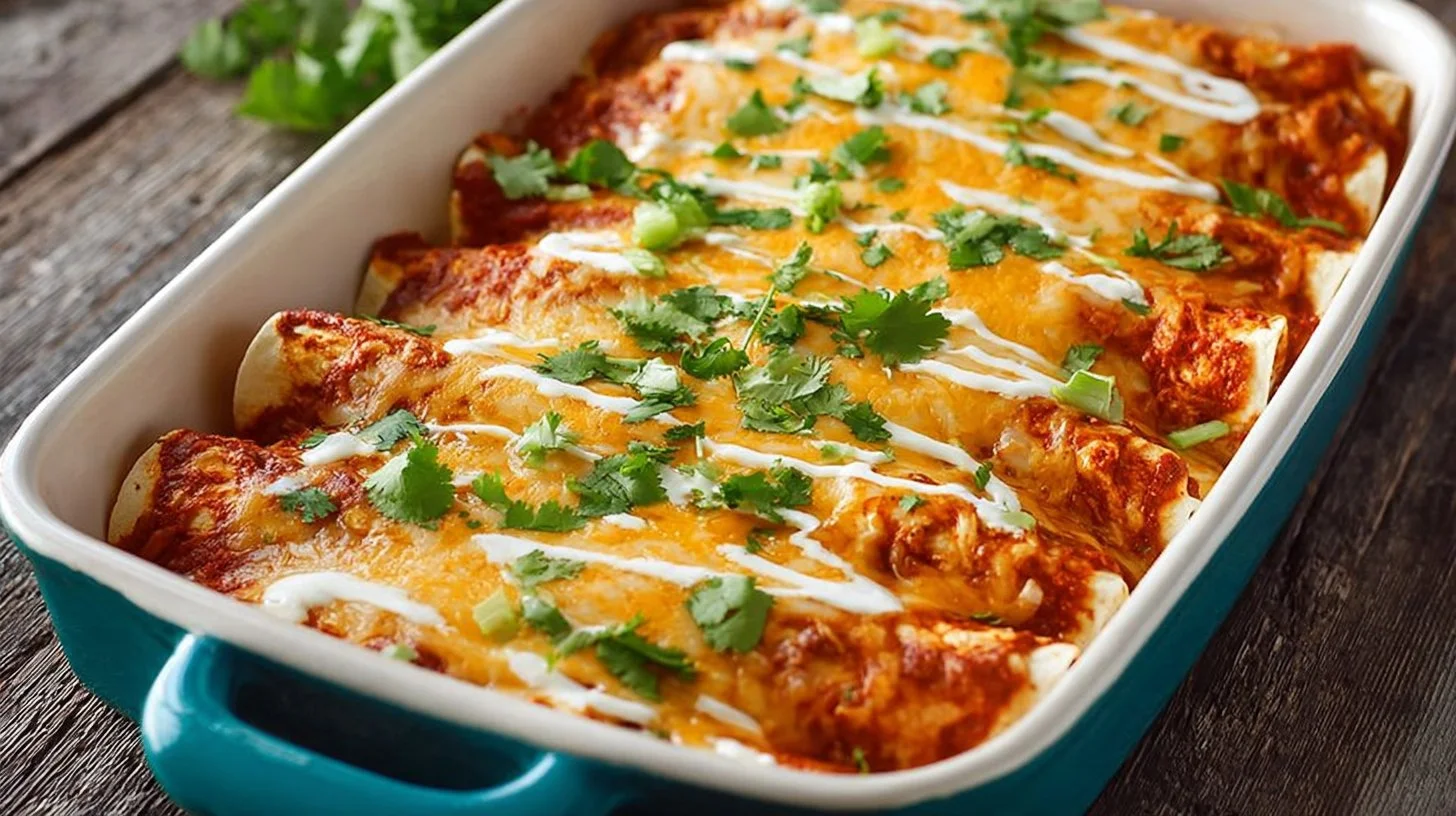 Creamy Chicken Enchiladas Everyone Will Ask You to Make Again