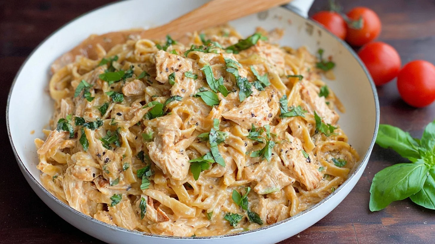 Creamy Garlic Chicken Pasta Meal Prep – Easy High Protein Dinner Idea