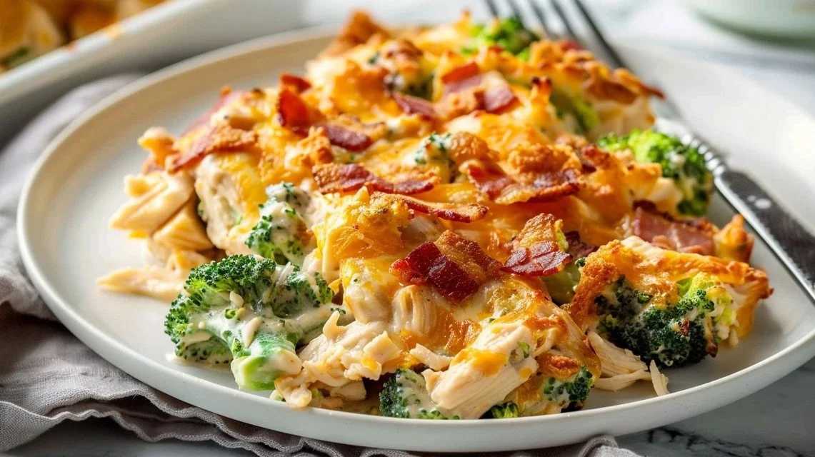 Creamy Low Carb Chicken Casserole (No Noodle Comfort!)