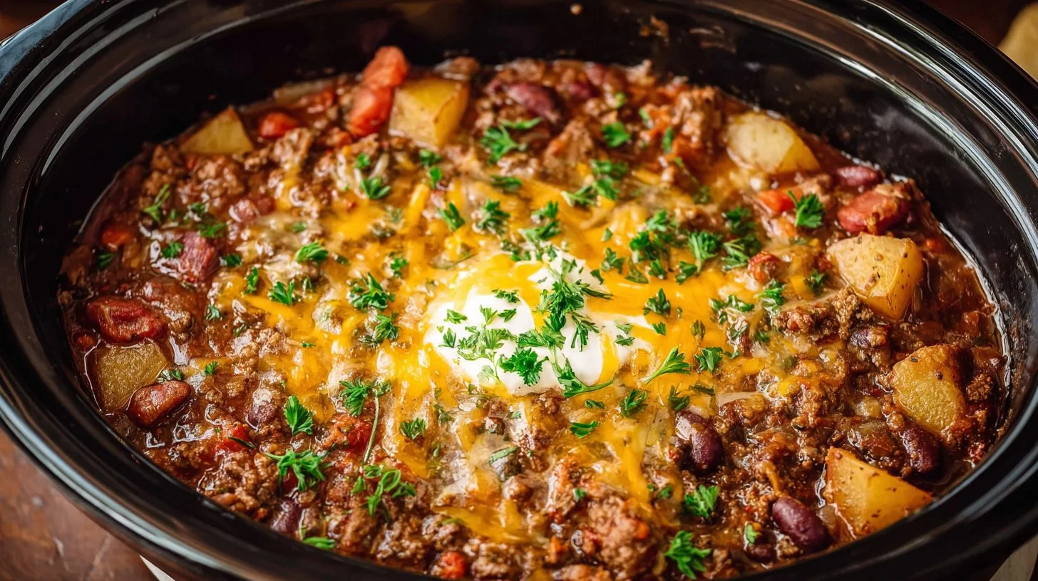 Easy Cowboy Casserole Crockpot