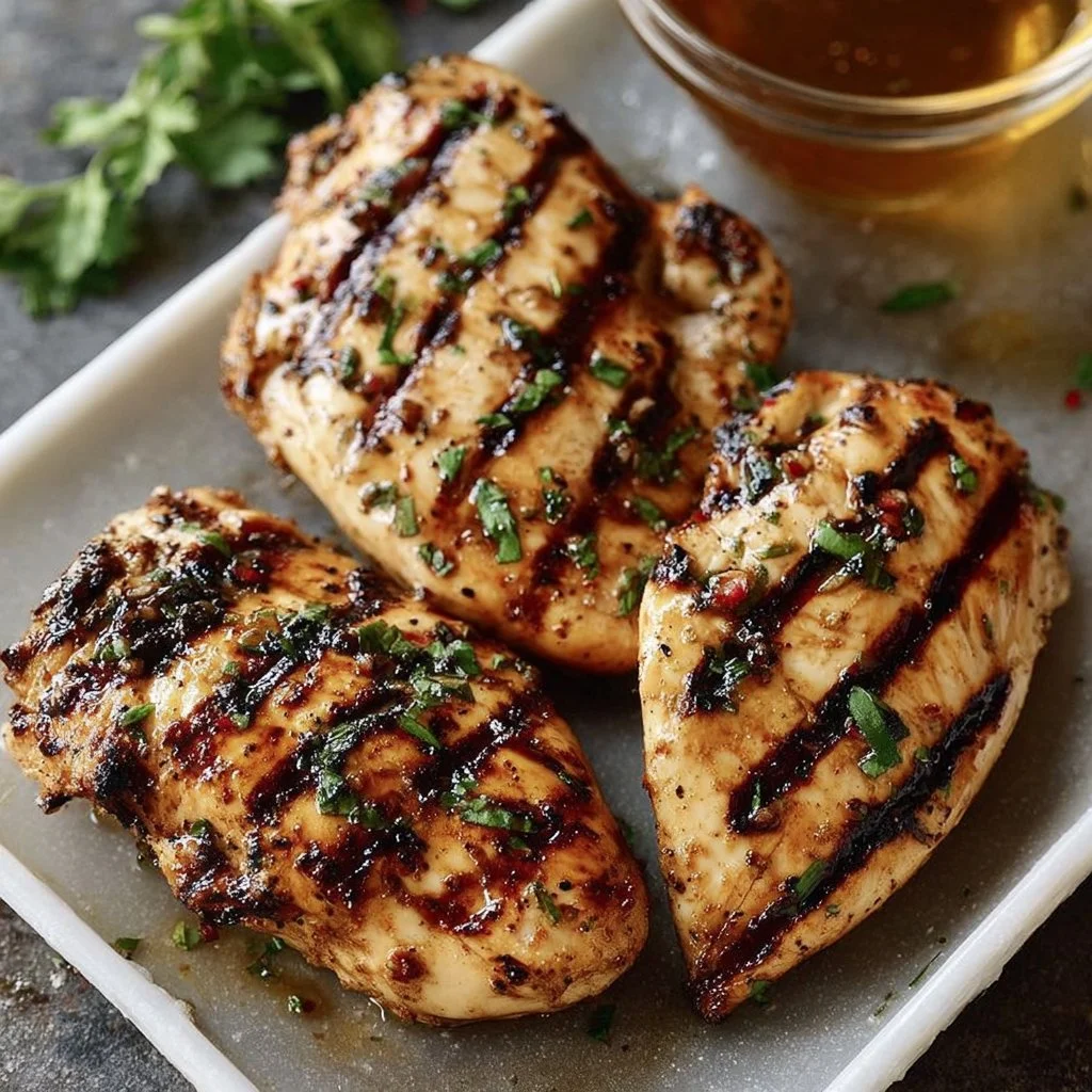 Delicious grilled chicken marinated for flavorful BBQ recipes