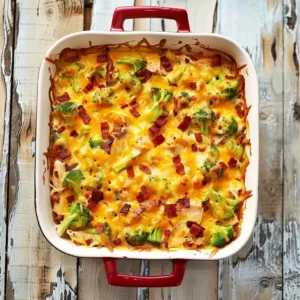 Delicious low carb chicken casserole ready to be served