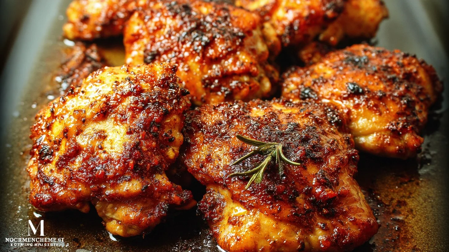 Juicy Oven Baked Boneless Skinless Chicken Thighs