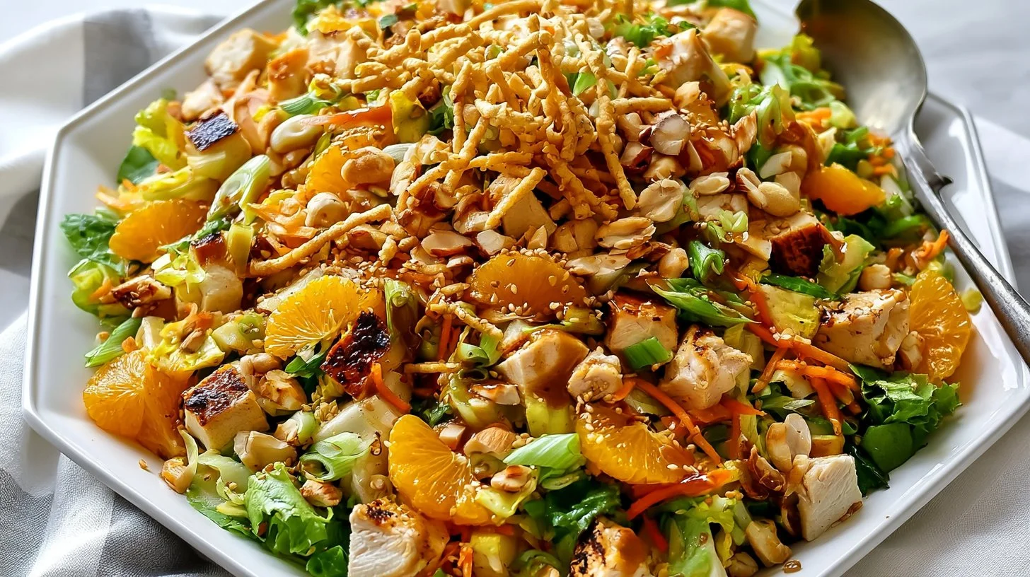 Chinese Chicken Salad with Homemade Dressing